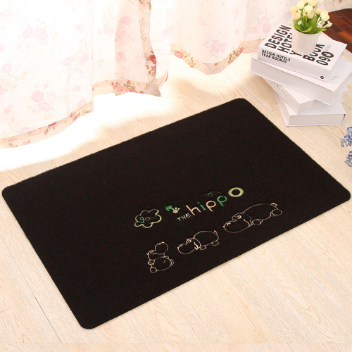 embroidery series dirt trap mats non-slip earth removing waterproof factory direct sales