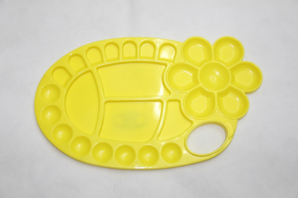 彩色调色盘26孔环保材料水粉必备 椭圆型水粉 diy调色盘