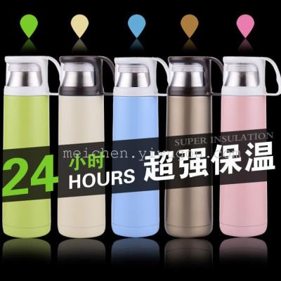 Special quality stainless steel mobile warheads transparent lid mug