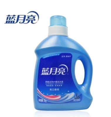 Blue Moon up Bai Zengyan laundry detergent bottle -2kg natural laundry detergent