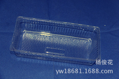 Disposable box with transparent plastic box rectangular shallow plastic boxes