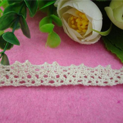 cotton thread single side lace 1.6cm