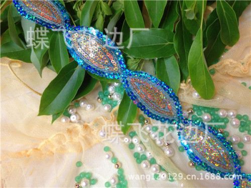Supply Beauty Eye Sequin Lace， Sequin Lace Embroidery Lace
