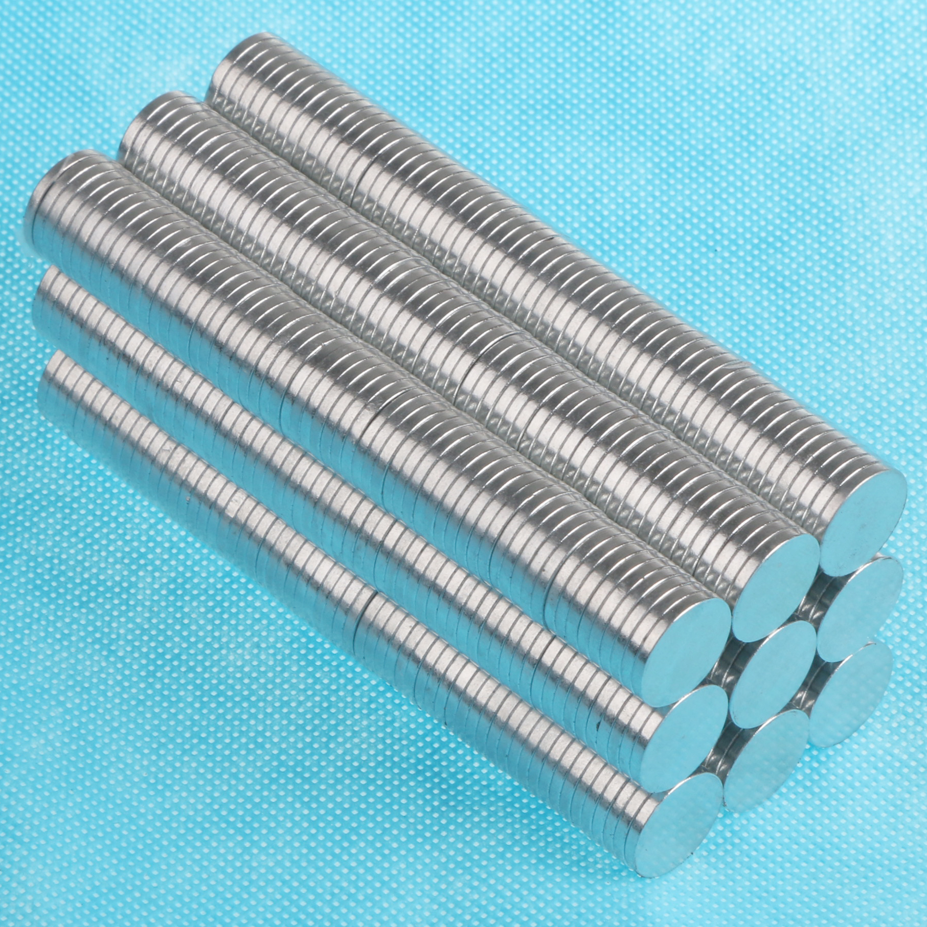 磁铁高强磁片圆形磁钢银色磁铁