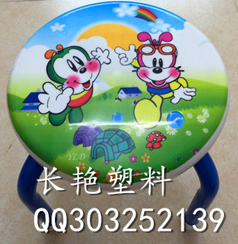 For Kindergarten Baby Stool round Cartoon Pattern Stool Baby Chair Stool Factory Direct Sales 006