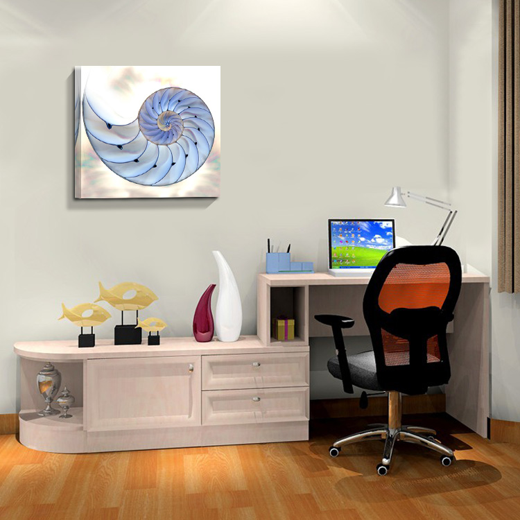 Supply Conch Shell Computer Desk Wall Ice Painted By Decorative