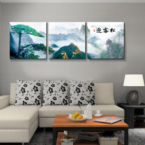 living room painting decorative painting frameless ice crystal painting hanging painting landscape