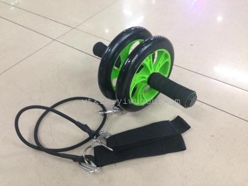 new drawstring abdominal wheel ab rocket collection home fitness equipment with auxiliary rope giant wheel