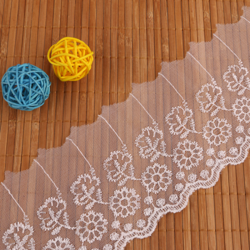water soluble clothes lace accessories curtain home lace yarn three-dimensional fold