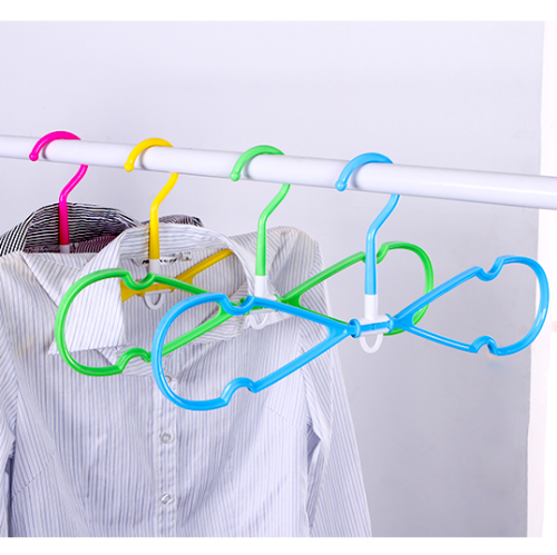 Rotating Three-Dimensional Drying Rack Wet and Dry Plastic Hanger Non-Slip Clothes Hanging Bow Hanger