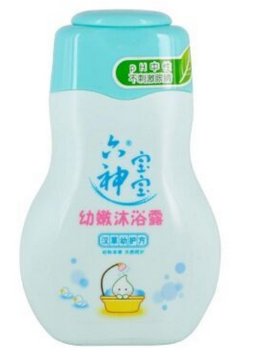 Liushen Baby Young Shower Gel 200ml Han Grass Balance Heat Removal Fresh Moisturizing