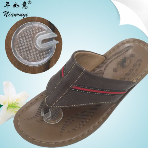 Transparent Flip-Flops Insole Silicone Anti-Wear Toe Stick Forefoot Pad with Sticky Insole