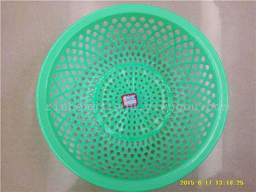 round vegetable washing basket drop-resistant round draining basket two yuan store supply rs-4429