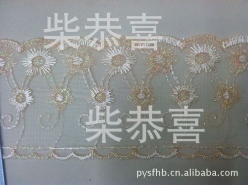 Hot Sale Products/Spot Supply Colorful Gauze Lace/TC Lace