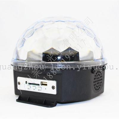 Factory Outlet LED multi color crystal ball MP3 light pattern diversity
