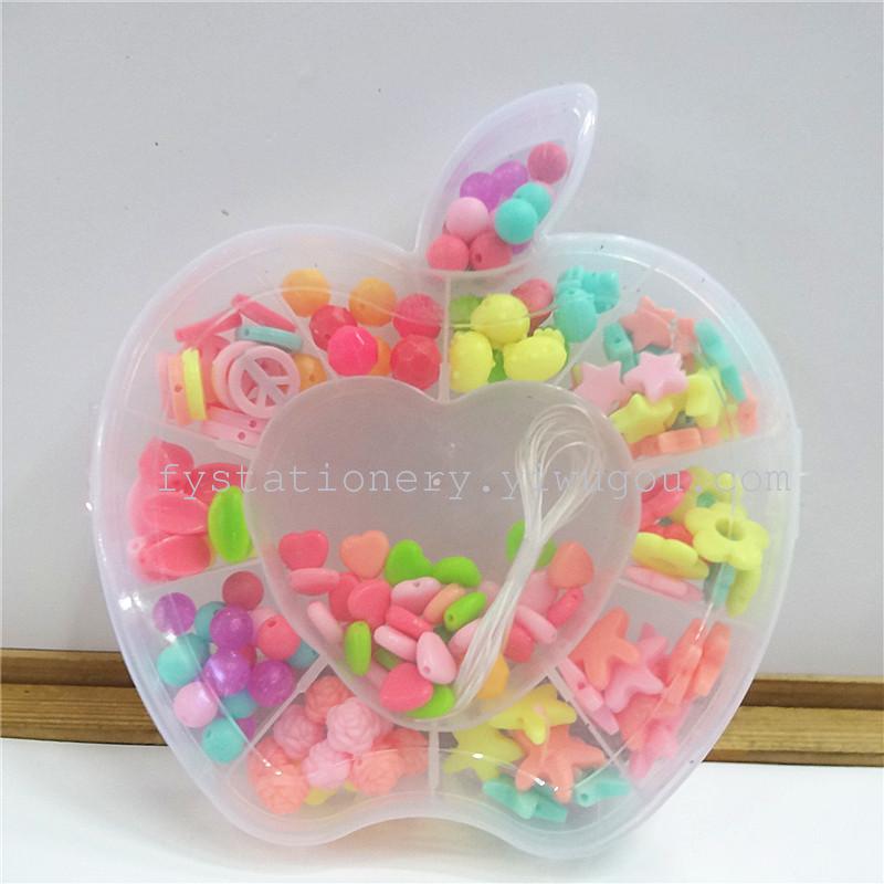 PP Box Apple beaded bracelet DIY bead factory outlet