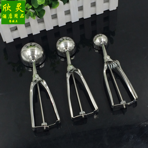 stainless steel ice cream spoon ball digger ice cream spoon fruit digging ice cream spoon