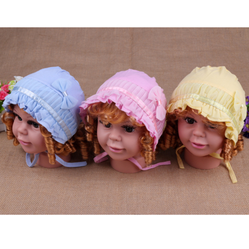 Snow Baby Princess Hat Babies‘ Children Hat Lace Decor Hat Summer Hat XLW-182