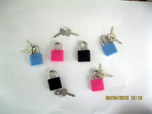 plastic small padlock small book lock box bag lock