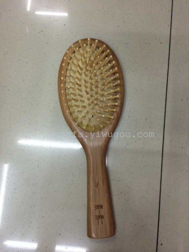 longfa vanessa factory direct spot boutique wooden comb grinding stone double-sided brush