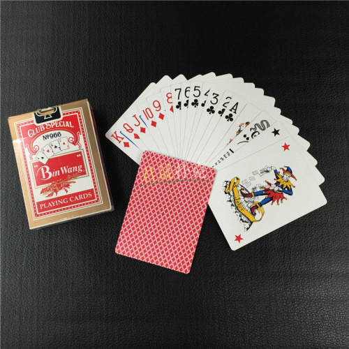 Supply Binwang 966 Poker Foreign Trade Wide Card Foreign Trade Poker Customized Advertising Poker