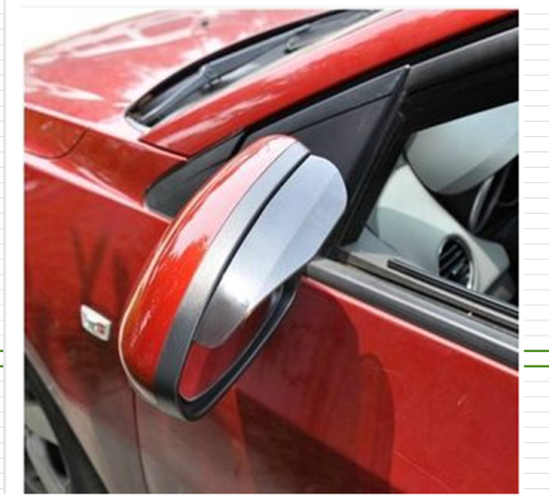 Automobile Windows Visor Car Rearview Mirror Rain Cover Reflector Weatherstrip One-Pair Package
