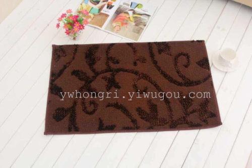 New Bright Silk Jacquard Carpet Carpet Door Mat Non-Slip Waterproof Soft and Comfortable