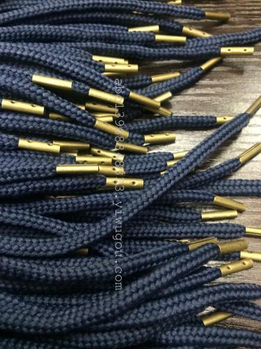 Manufacturers Supply Copper Head Shoelace Copper Head Trousers Waist Rope Metal Buckle Clothing Accessories