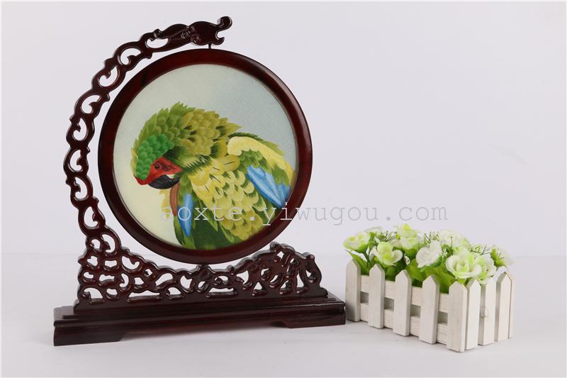 Supply National Parrot Embroidery Pattern Double Sided Embroidery Yuan