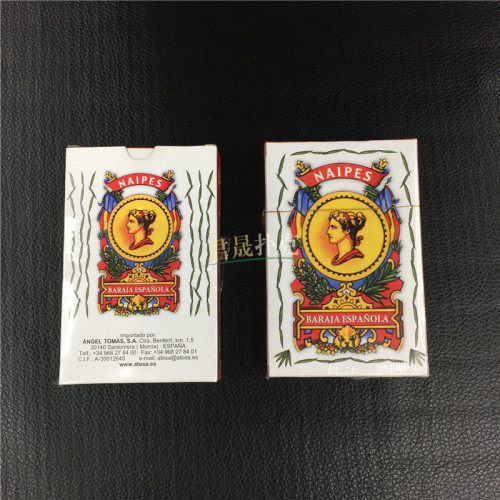 factory direct selling foreign trade poker customized 50 spanish playing cards customized poker