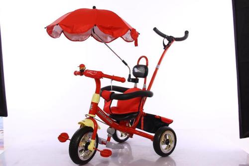Children‘s Backrest/Hand Push Tricycle with Various Styles