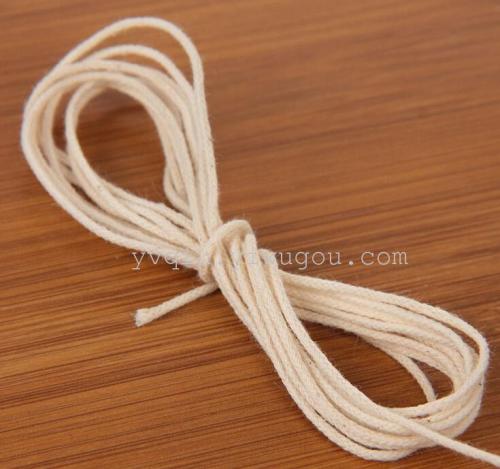 2mm Cotton String Drawstring Drawstring Lamp Wick Cotton Thread Core Cotton String