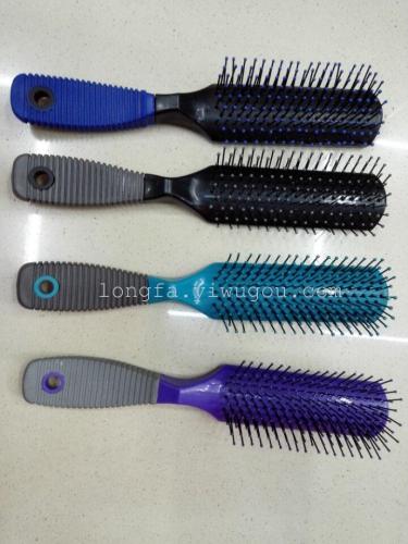 longfa vanessa spot factory direct plastic nine comb flat comb modeling comb hairdressing comb