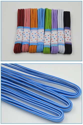 Ruixiang Elastic Band Super Durable Elastic Wide Rubber Band Double Layer Multi Color 