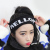 South wind Harajuku fashion sports headband knitting warm letter elastic hair band
