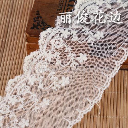 mesh cotton thread embroidery lace lace underwear collar cuff lace