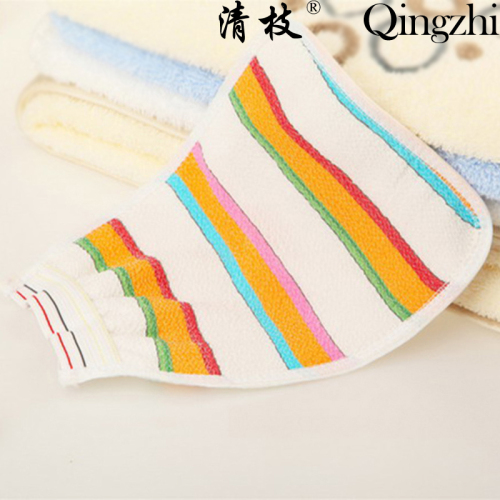 [Clear Branch] Bath Towel Color Stripe Bath Towel Frosted Surface Bath Towel Wholesale in Stock Direct Selling