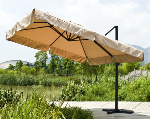 Luxury Roman Umbrella Patio Umbrella Large Roman Sun Umbrella with Water Seat Umbrella Side Umbrella Outdoor Luxury Umbrella