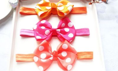 Supply India Solid Dot Bubble Headbands Girls Hair Band Mens Long