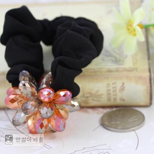 Korean Crystal Hair Tie Hair Rope Rubber Band Suitable for All Kinds of People to Wear