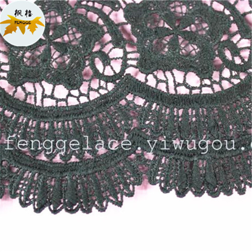 factory direct black hollow lace diy accessories
