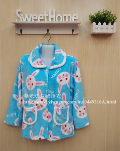 autumn and winter new women‘s thickened flannel pajamas women‘s winter cute korean warm homewear