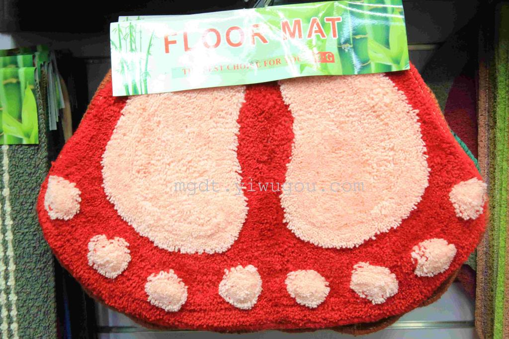 Supply At That Time The Wool Line Absorbent Anti Slip Three Dimensional Picture Carpet Door Mat Feet 40 60cm