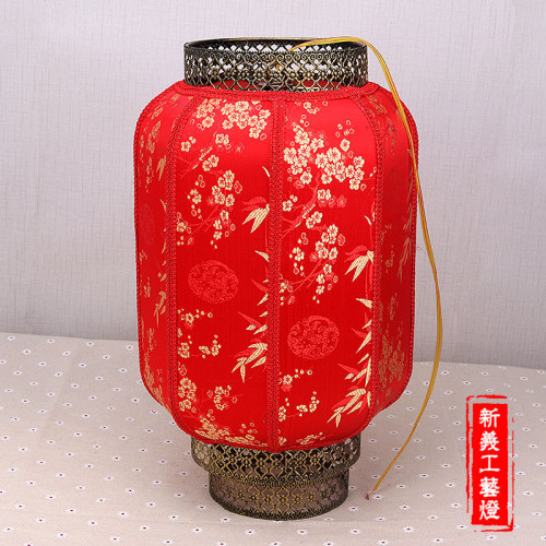 wax gourd lantern imitation sheepskin wax gourd lamp bamboo leaf golden plum spring festival lantern waterproof outdoor lantern