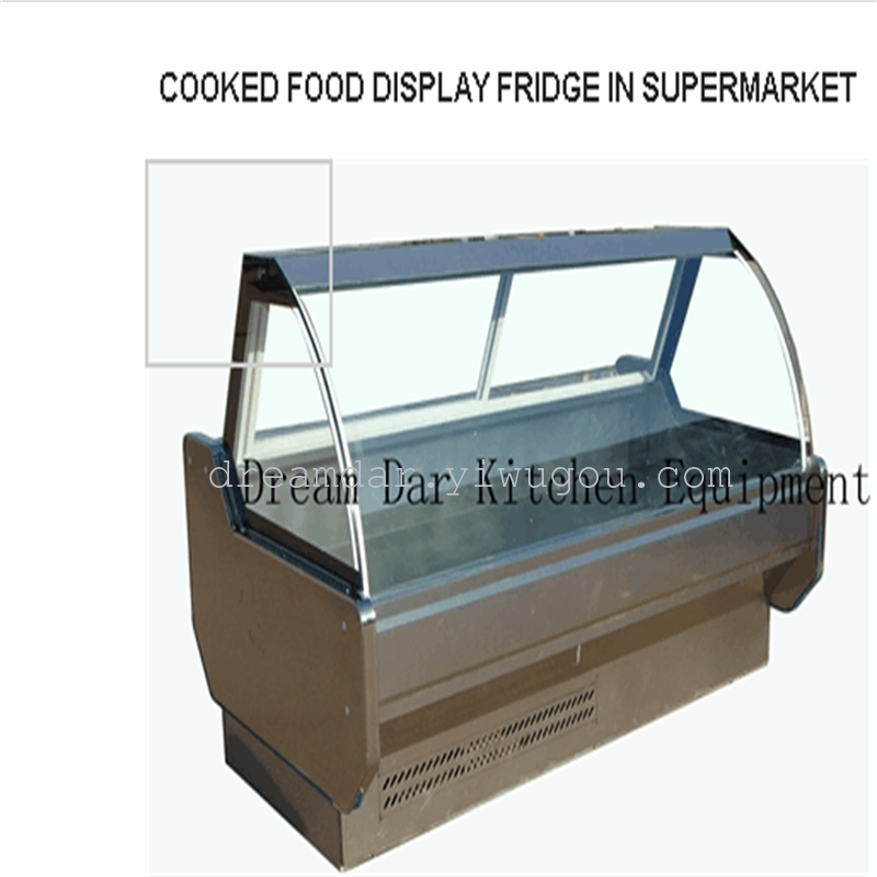 Supply Supermarket Cooked Food Refrigerated Display Cabinets Can