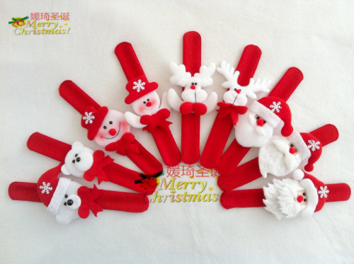 santa claus christmas snap ring christmas decorations christmas gift manufacturers direct wholesale