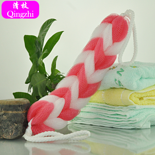 [Clear Branch] Mesh Sponge Bath Strip Color Nine Sections Bath Towel PE Back Rub Back Rubbings Strip Mixed Batch