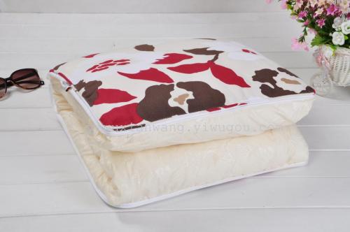 new cotton car pillow quilt car pillow cushion wholesale multi-purpose pillow quilt