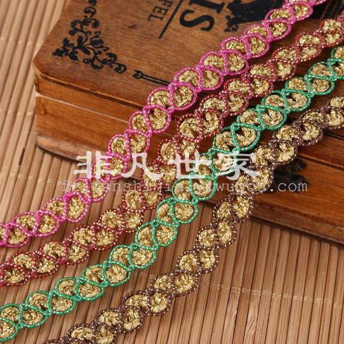 centipede braided gold silk lace bracelet diy handmade accessories materials