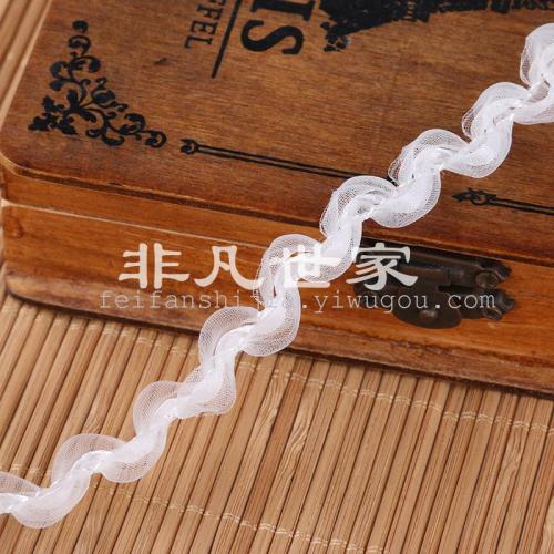 Korean Yarn Wave Pattern Small Lace Head Accessories Bow Accessories